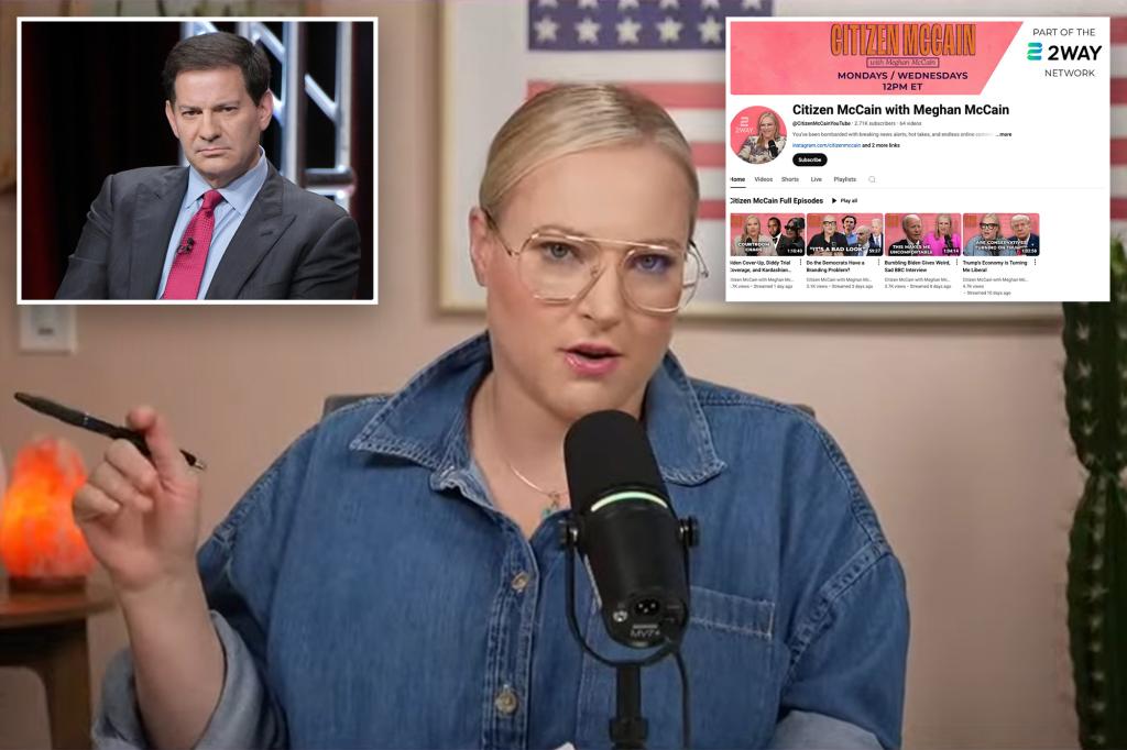 Meghan McCain joins the show on YouTube with Podcast while facing the contracted audience