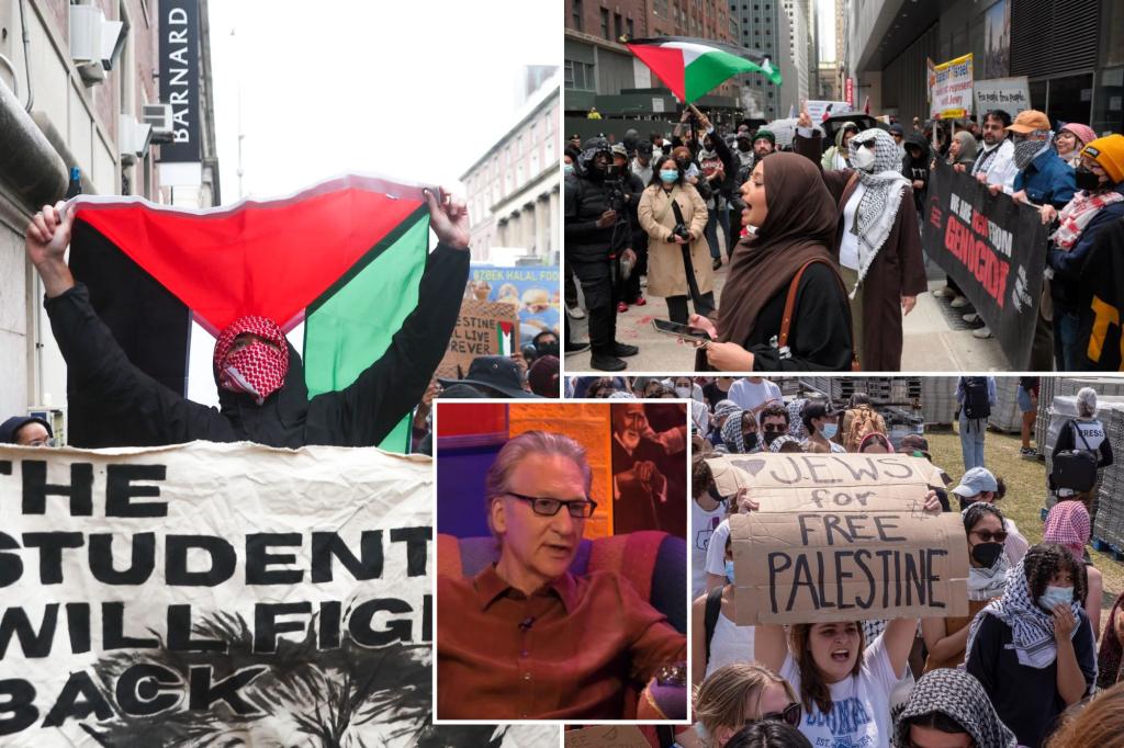 Bill Maher calls the Liberals who support Hamas despite the extremist views of the terrorist group